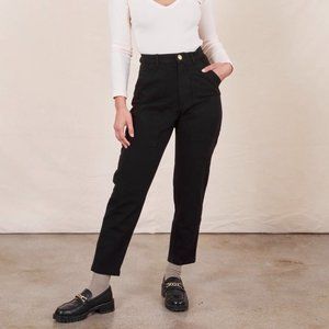 Big Bud Press Black Pencil Pant - Black Tapered Pant